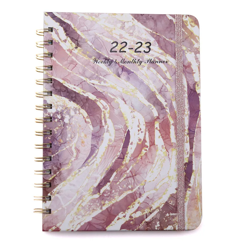 

2023 Agenda Book Planner Daily Plan Book Yearbook A5 Coil Notebook English Book daily planner agenda notebooks and journals