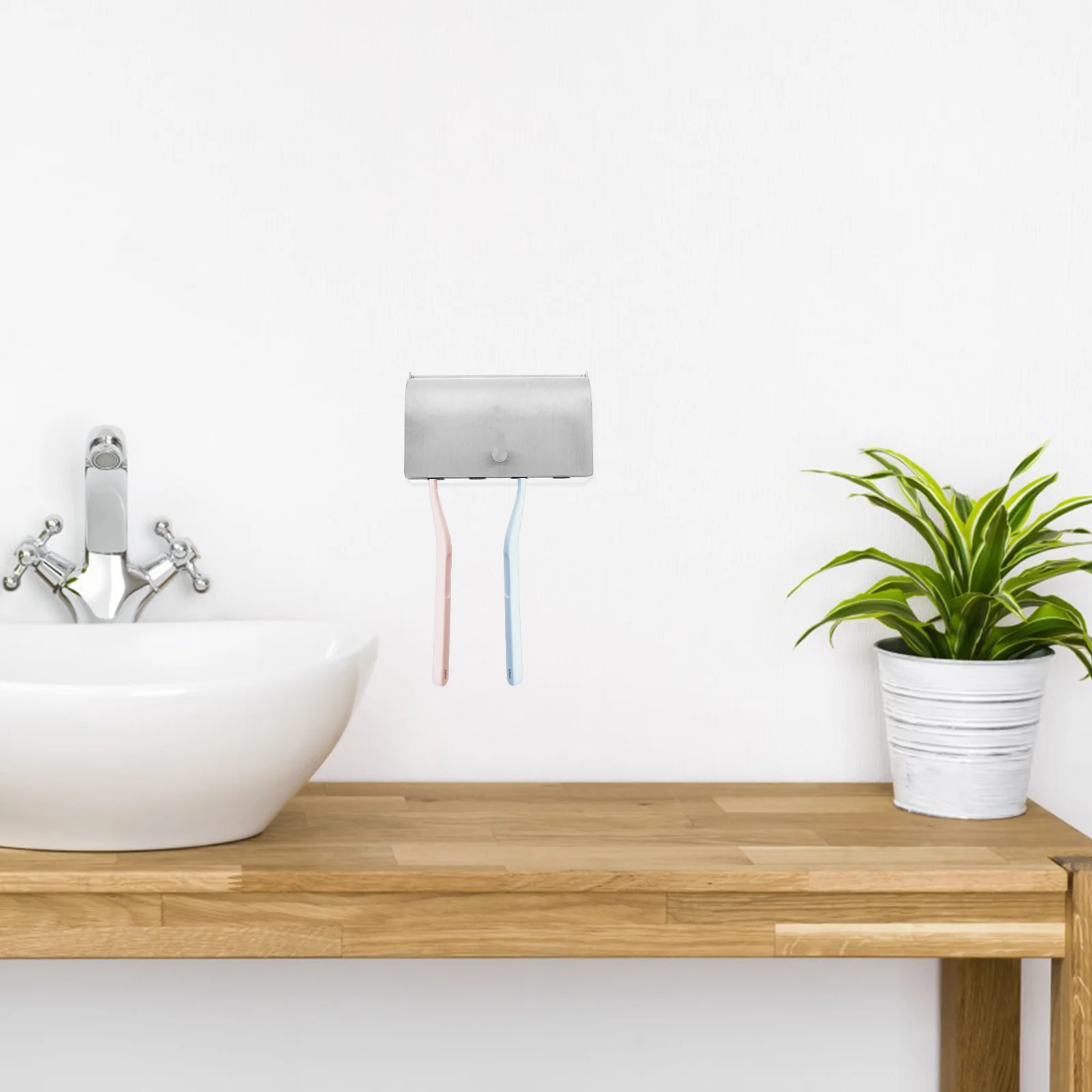 

Toothbrush Storage Rack Decorative Stand Drain Wall Mount Holder Organizer Kitchen Organizing Electric Hanging Shelf