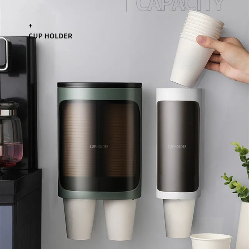 Water Dispenser Storage Paper Cup Holder Paper Cup Holder Storage Rack Taker Automatic Dropper Organizer