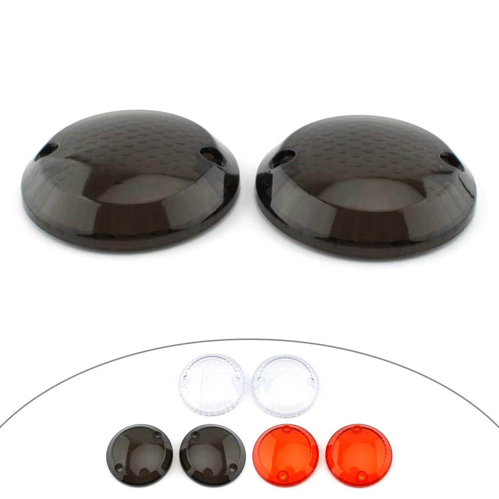 

1Pair Motorcycle Turn Signal Light Lens Cover For Suzuki Intruder 1400 VX800 Smoke/Clear/Amber