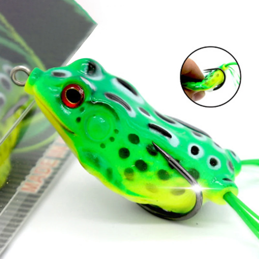 

4.5g/8g/13g Frog Lure Soft Tube Bait With Fishing Hooks Topwater Ray Frog 4.5/5/ 5.5cm Outdoor Fishing Tools Fishing Equipment