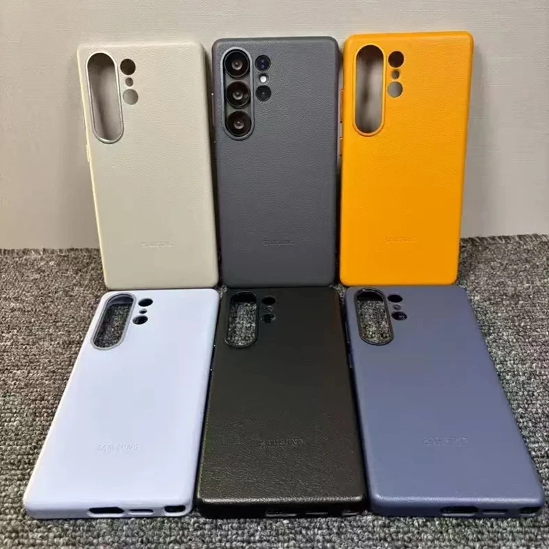 Luxury Leather Shockproof Phone Case - Premium Genuine Back Shell Cover