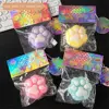 Toast Cat Paw Slow Rebound Toy Interesting Cat's Paw Donut Pinch Fidget Toy Soft Waffle Squeeze Paw Toys Toddlers 4
