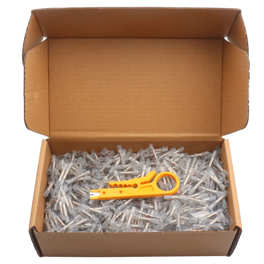 100PCS Waterproof Solder Seal Sleeve Terminals Wire Connectors Heat Shrink Set