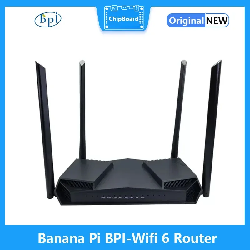 ٳ  BPI-Wifi 6 , Wifi SOC  ھ ARM Cortec A9  5GE  RGMII 6 GE MACs  , TR6560 + TR5220