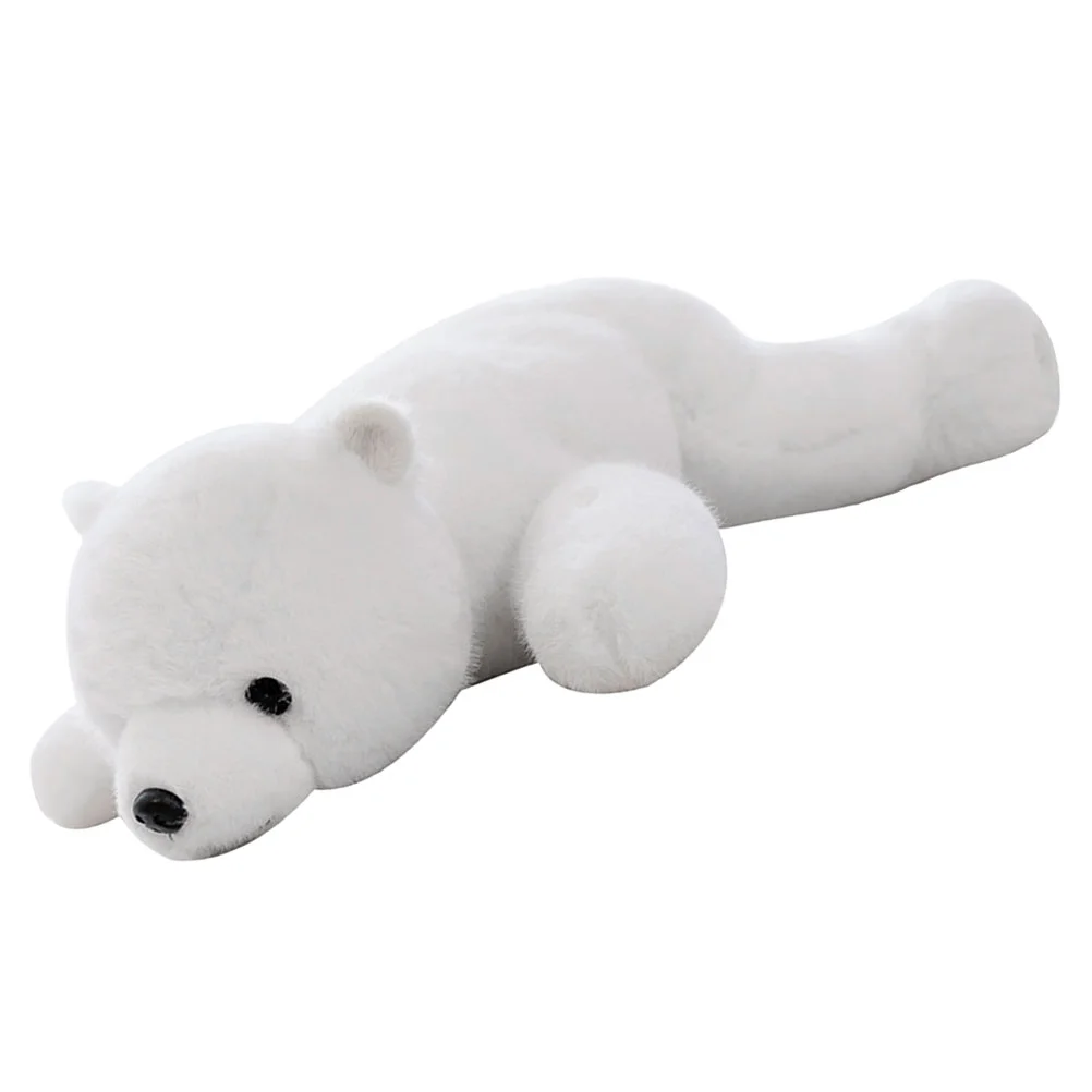 

Stuffed Animal Plush White Bear Throw Pillow Plush Sofa Couch Cushion