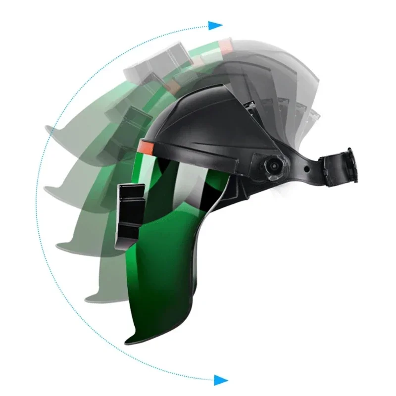 Solar Auto Darkening Electric Welding Mask Helmet Welder Cap Welding Protective for Machine Large Viewing