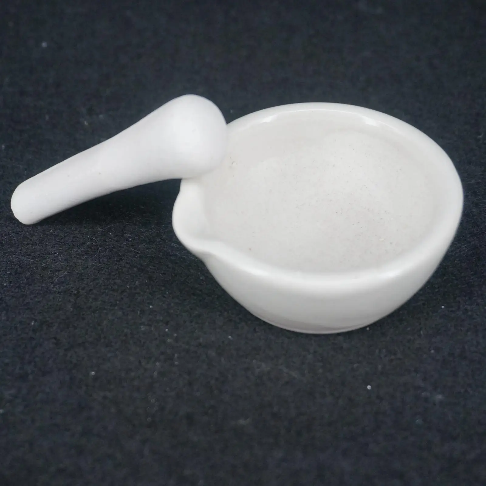 60mm Ceramic Porcelain Mortar And Pestle Mix Grind Bowl Set Herbs Kitchen