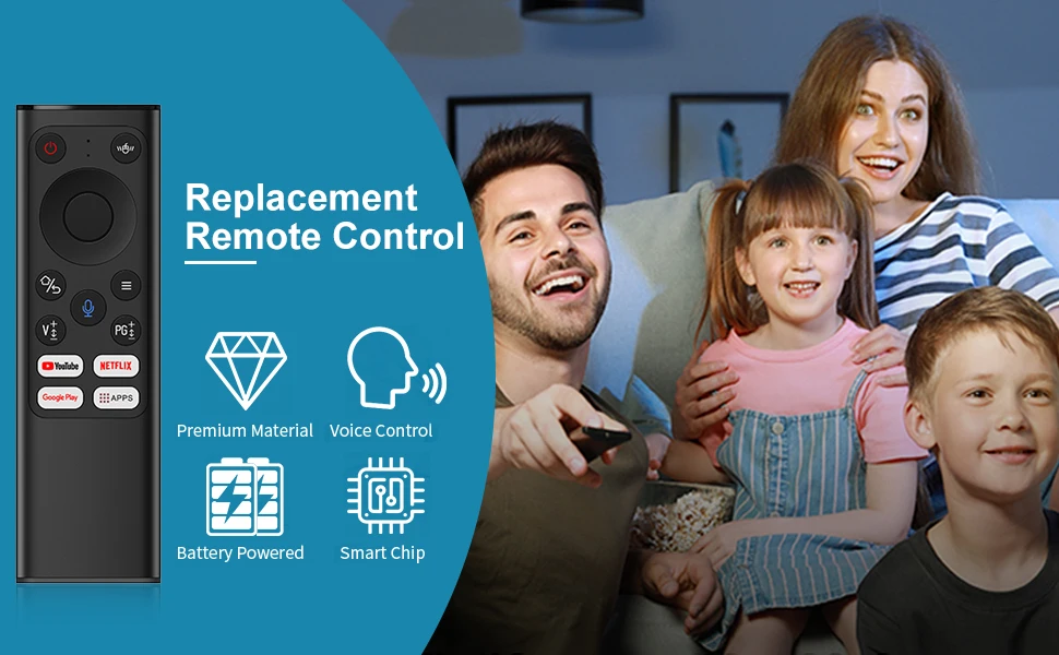 iPazzPort Universal Remote Mini Keyboard Wireless Combo With Voice Air Mouse, IR Learning Controller For Android TV_voghion.com