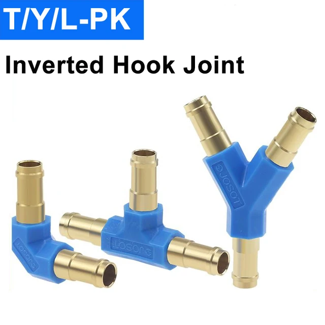 ข้อต่อสายลมแบบสามทางรูปตัว Y รุ่น L-T-PK-2-3-4-6 ข้อต่อเร็วแบบนิวเมติก 1