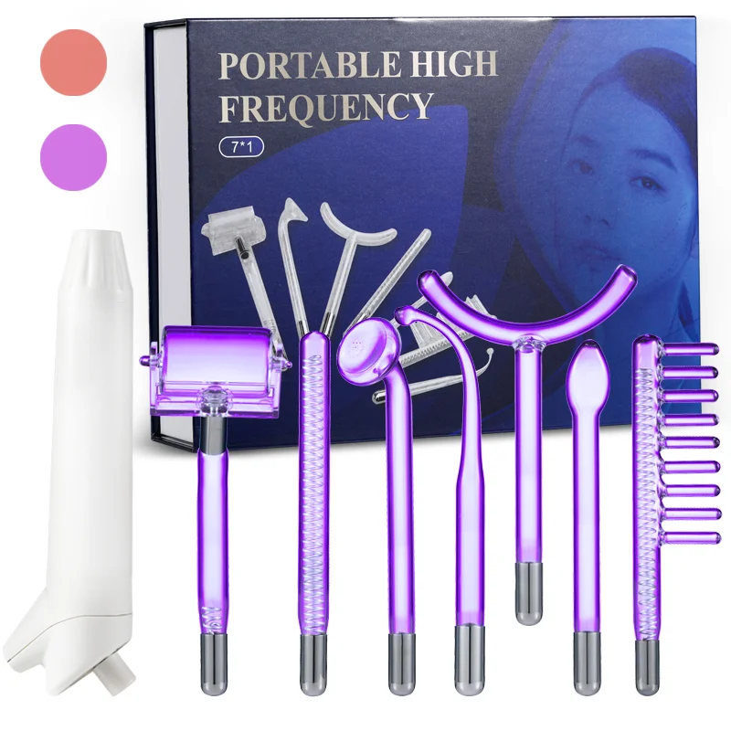 High Frequency Therapy Wand Professional Machine Skin Care Skin Tightening Device Beauty Products Anti Wrinkle Face Clean 10pcs professional foot care kit pedicure tools set stainless steel foot rasp foot dead skin remover clean toenail care kit