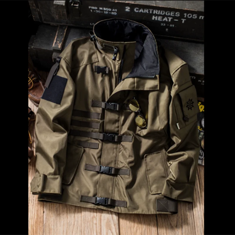 専用ご予約〜１時間【機械式多機能!!新品】ミリタリー ドーム風防 裏スケ② マルチポケットタクティカルジャケット,ミリタリースタイルの