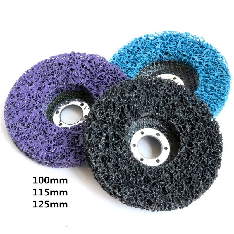 

100/115/125mm Poly Strip Disc Abrasive Wheel Paint Rust Clean Remover Grinding Wheels for Motorcycles Durable Angle Grinder Car