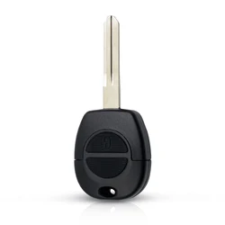 Durable 2-Button Remote Key Shell with NSN14 Blade (With Blade)