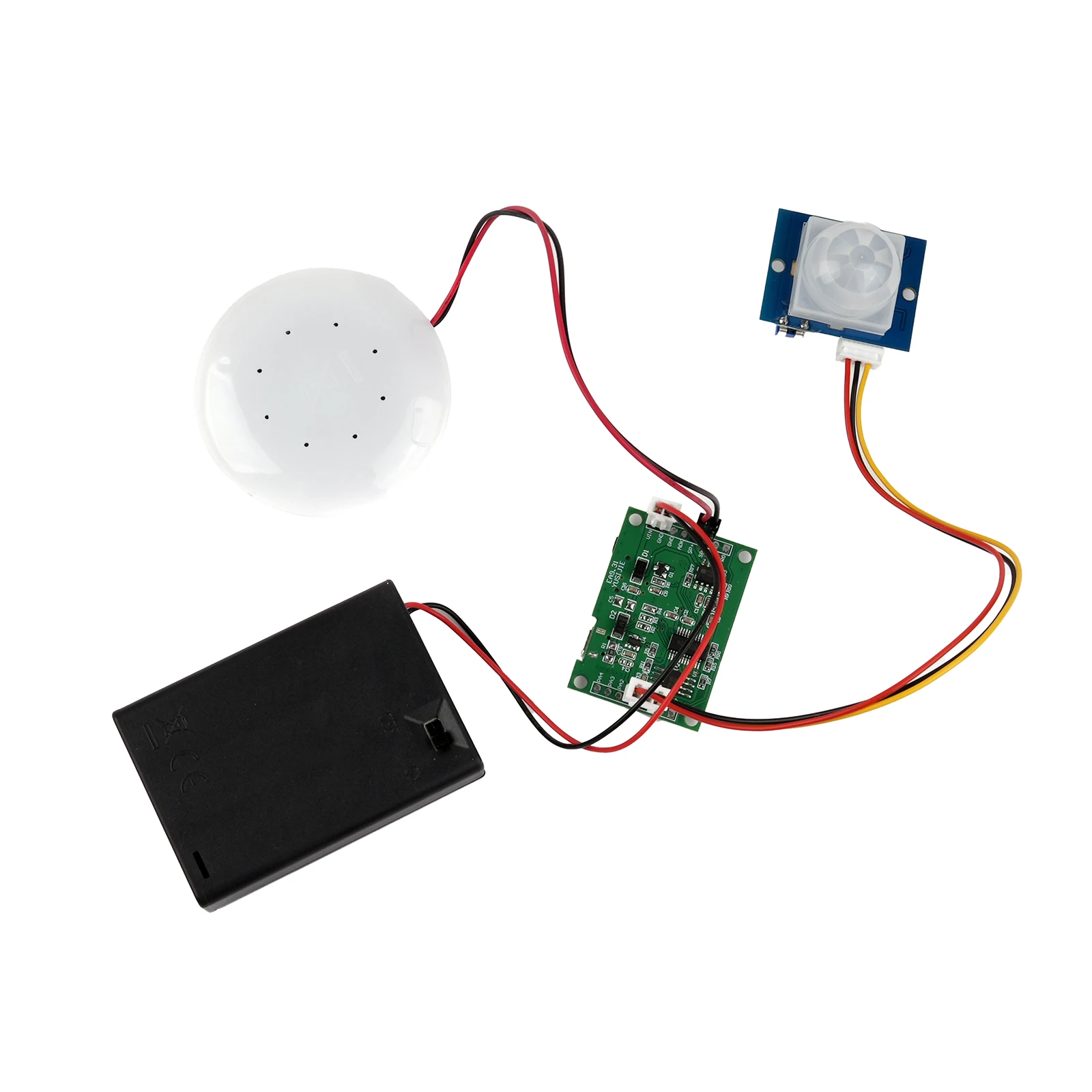Capteur de mouvement PIR, Module vocal de musique MP3 avec enregistrement vocal et carte USB/TF, téléchargement du capteur infrarouge, pièces de bricolage
