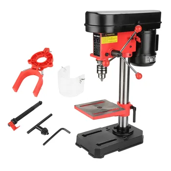 350W Mini Bench Drill Bench Drilling Machine Variable Speed Drilling Chuck 1.5-13mm 5 Speed For DIY Wood Metal Electric Tools 1