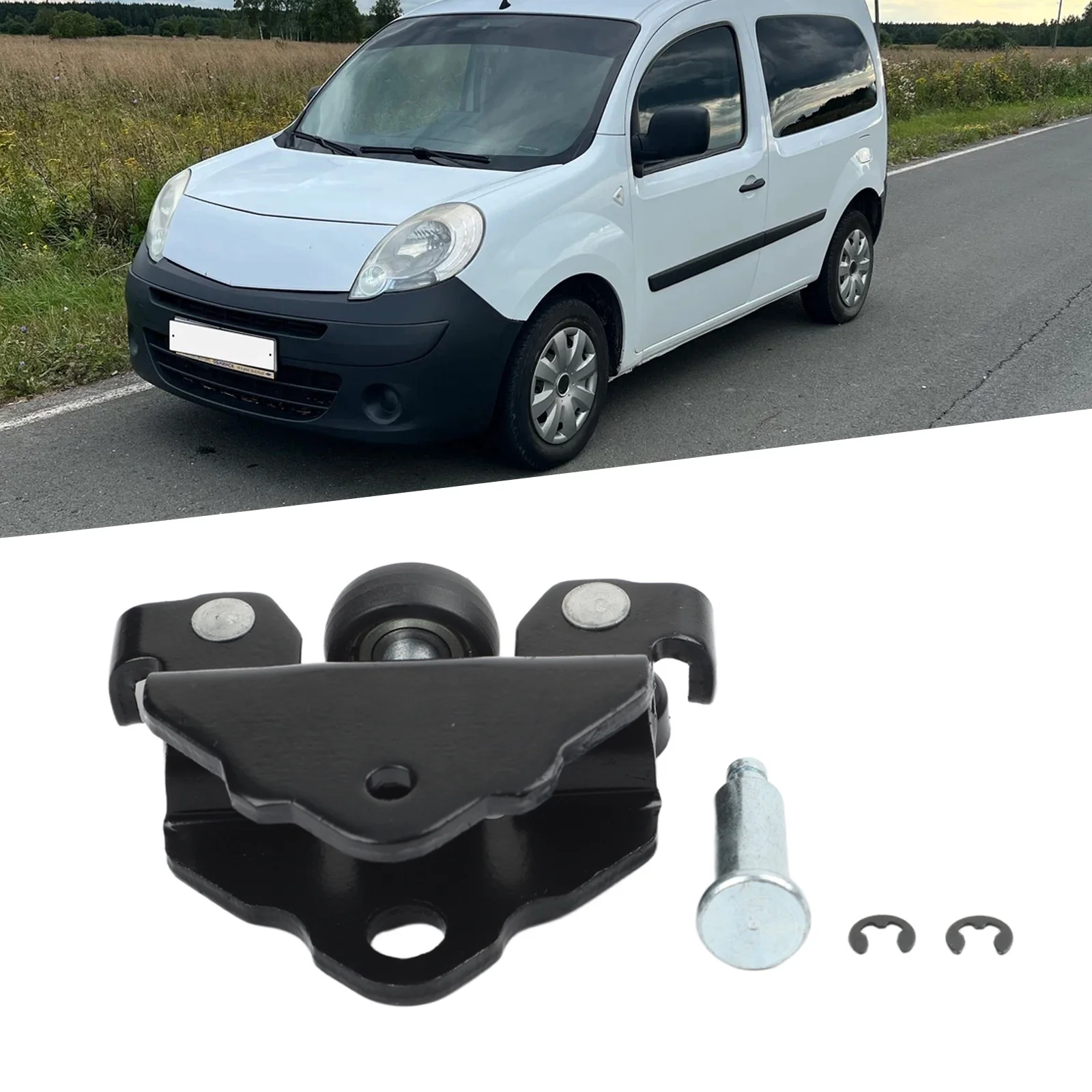 Kangoo II 슬라이딩 도어 힌지 롤러 가이드 745967474R 800497645 교체..