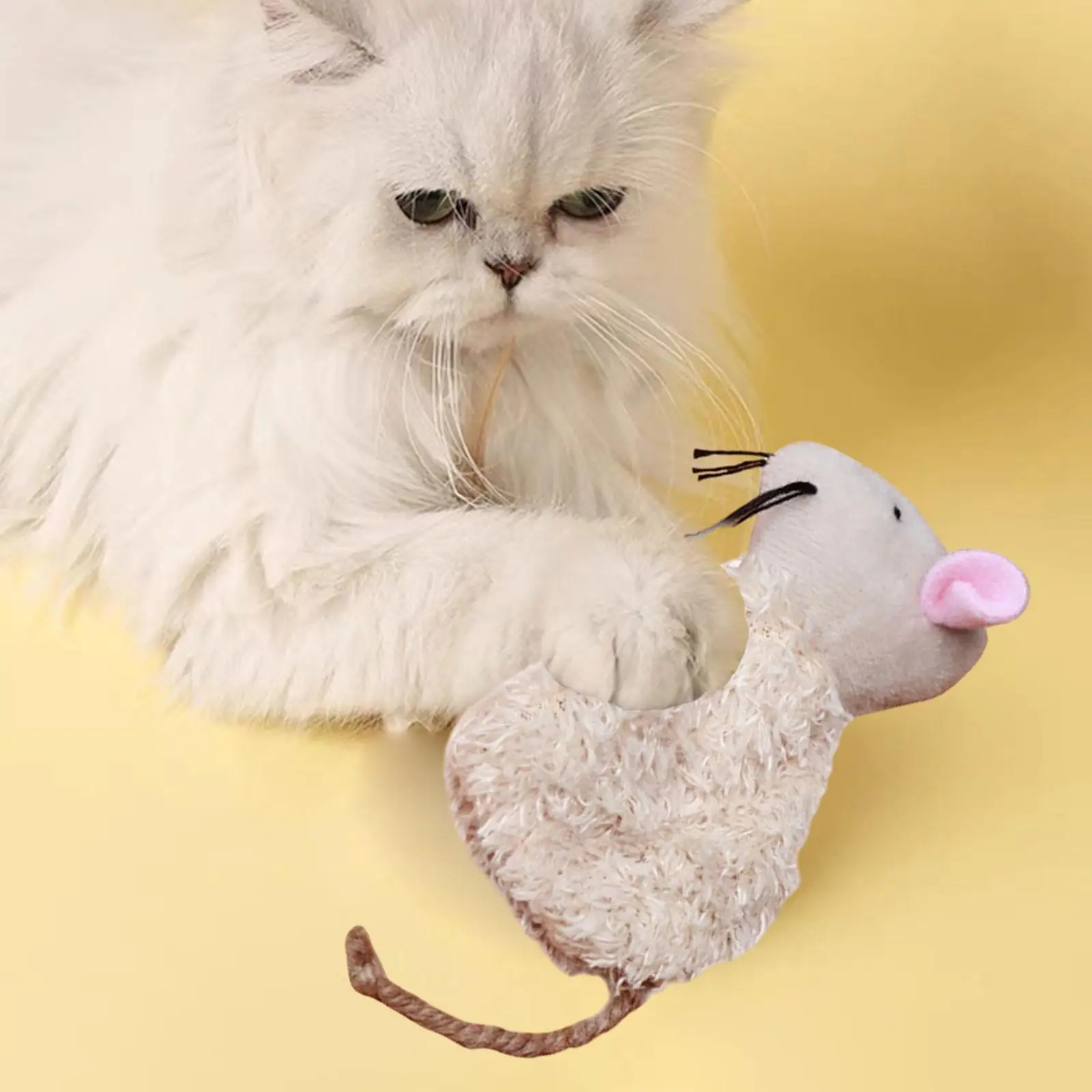 

Simulation Lifelike Mice Cat Toys, Cat Kitten Playing Plush Simulation Rat, Soft Toy Interactive Mouse Plush Pillows