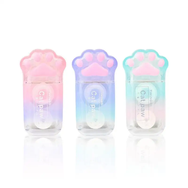 Correction tape supplies Cat Claw Shapr 5mm * 6m White Out Cute kawaii Gradient Correction Tape Pen School Office Supplies Stationery