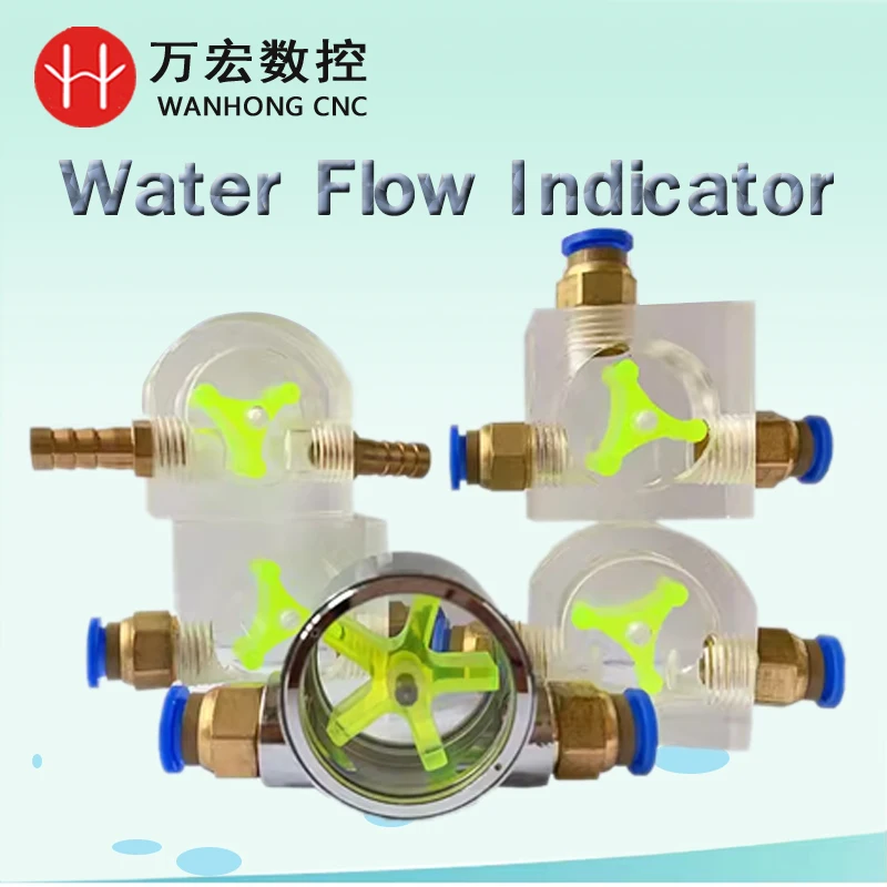 CNC Water Flow Observation Indicator For Anti burning water pump engraving machine water flow sensor