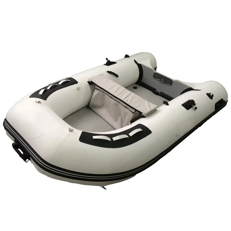 Inflatable Boat Rowing Boat Rubber Inflatable 1-3 Persons Dinghy Water Assault Fast With Motor