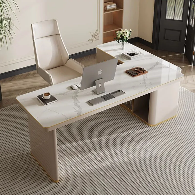 Supplies Reception Office Desk Standing L Shaped Drawers Living Room Computer Desks Executive Writing Mesa Escritorio Furniture appoint writing desk drawers vanity mounted counter office desks modern standing reception tavolo da lavoro office supplies