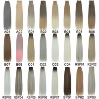 Alibaby cheveux raides paquets Extensions lisse Ombre cheveux tissage 26 pouces longs synthétiques cheveux raides paquets complet jusqu'à fin 150g 6
