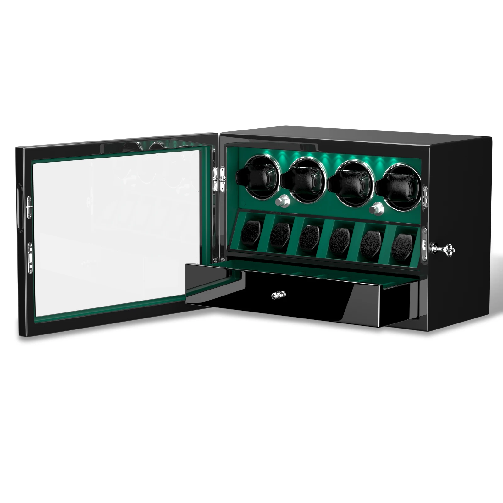 Watch Winder For Automatic Watches 2/4/6/8 slots with Extra