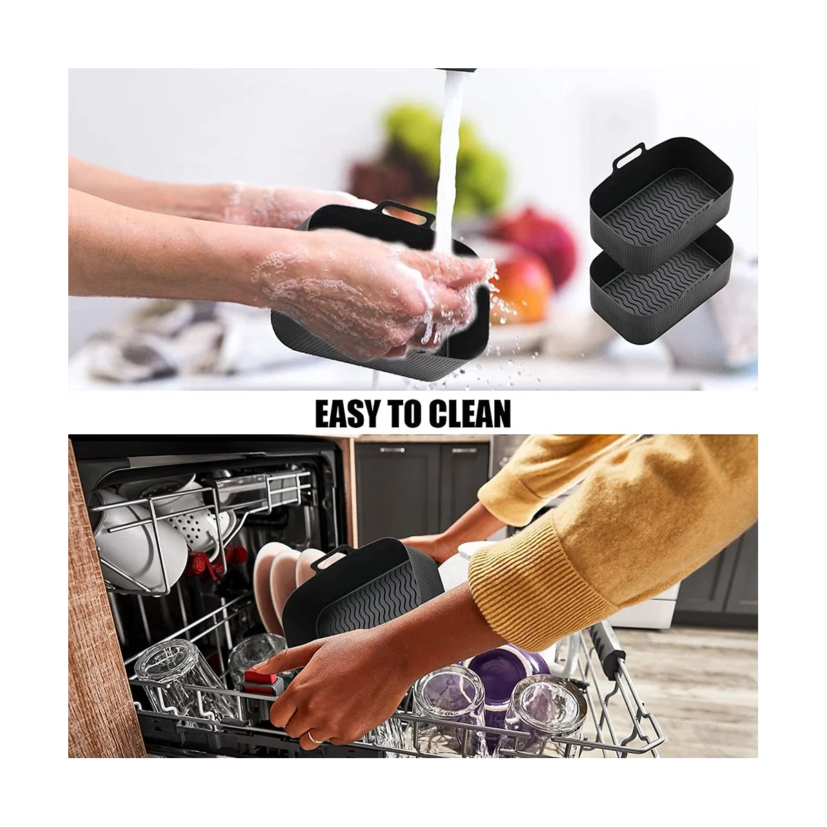forros de silicone preto ninja air fryer dupla 01