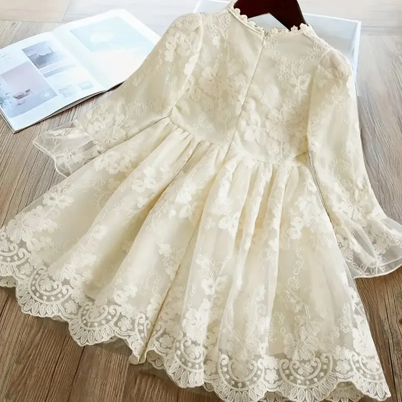 Girl Party 3-8Y Birthday Princess Dress Casual Sequin Kids Dress Weddings Prom Gowns Children Costumes girls dress princess costume