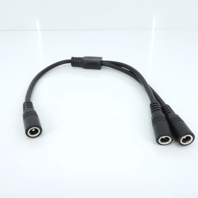 Cavo Splitter Alimentazione DC CCTV Per Fotocamera 12 V 2,1 Mm Femmina - Foto 4