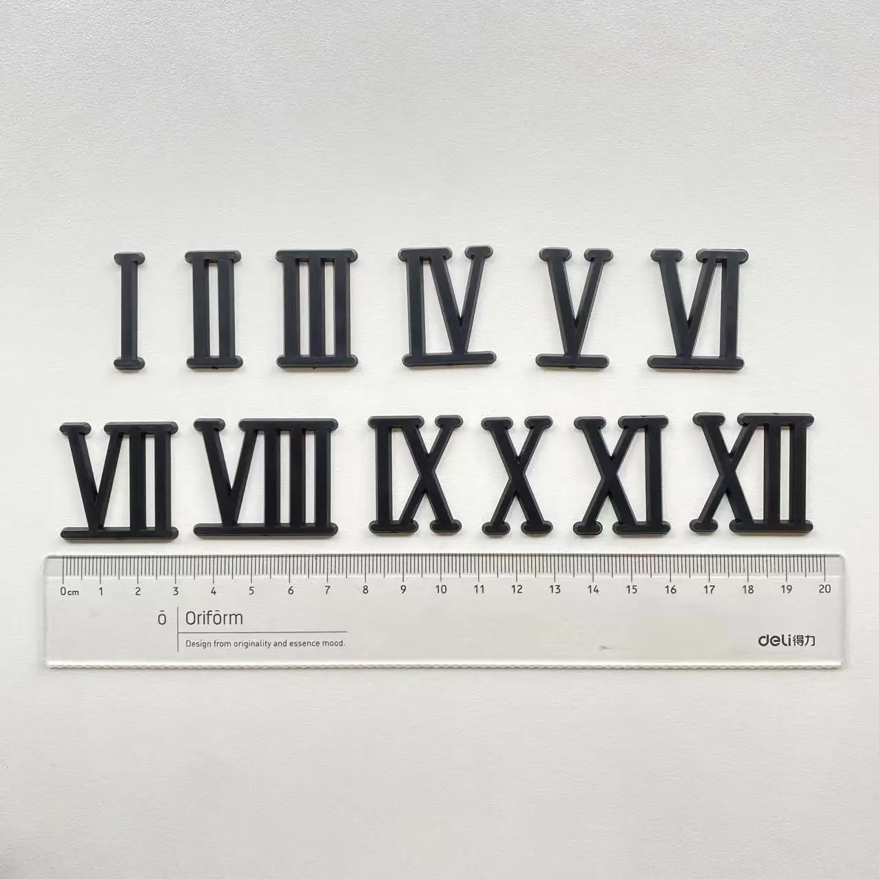 Roman Numbers for Quartz Clock DIY Parts Kit Replacement Old Model Wall Digital Watch Accessories Creative Crafts Assembly Spare