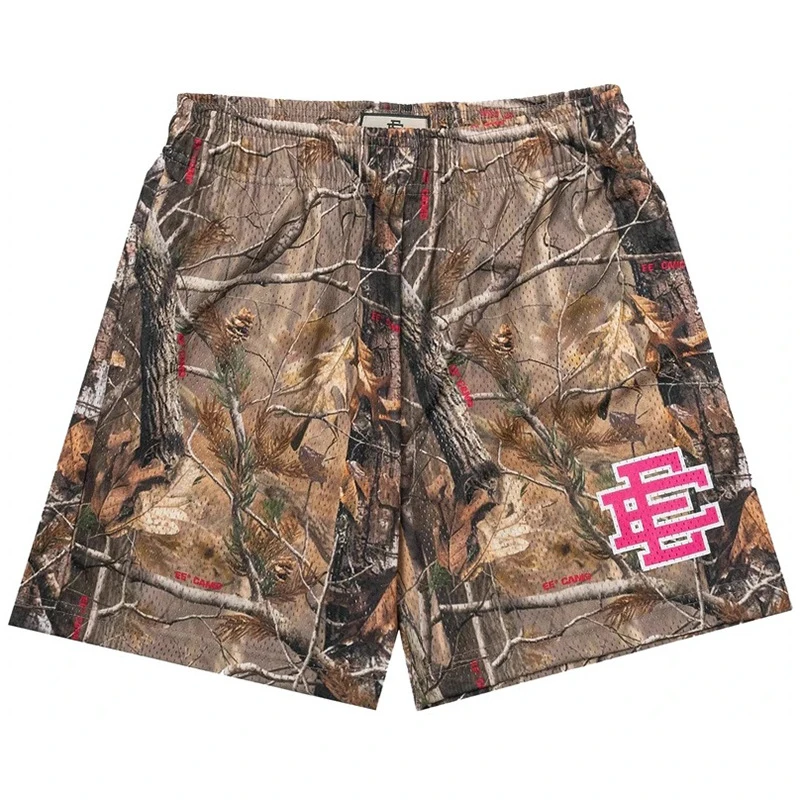 Eric Emanuel EE Men's Casual Sports Shorts Summer Gym Workout Mesh Shorts