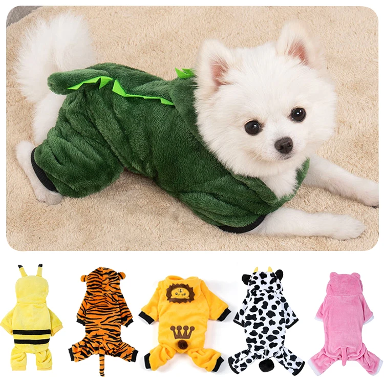 

Pet Dog Clothes Soft Warm Fleece Dogs Jumpsuits Pet Clothing for Small Dogs Puppy Cats Clothes Chihuahua Yorkshire Costume Coat