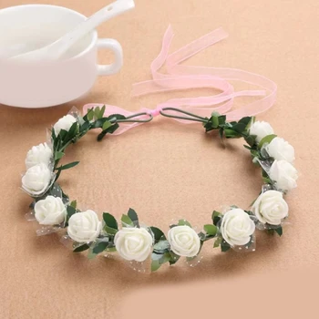 Fasce fiori colorati Ghirlande floreali fiori per sposa Fornitura per feste