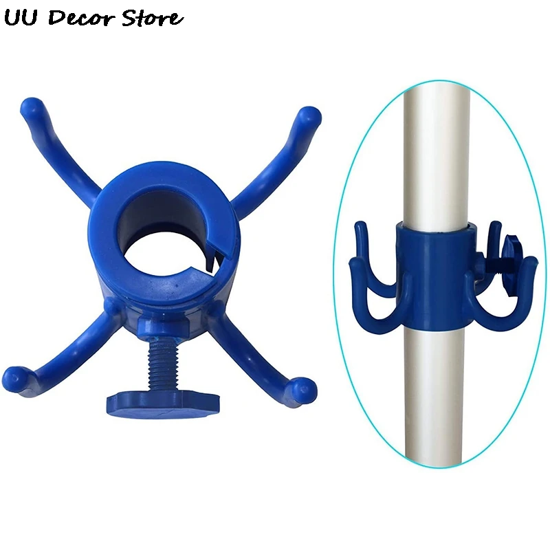 Umbrella Hooks 4-prongs Plastic Hanging For Towels Hats Clothes Camera Sunglasses Bags