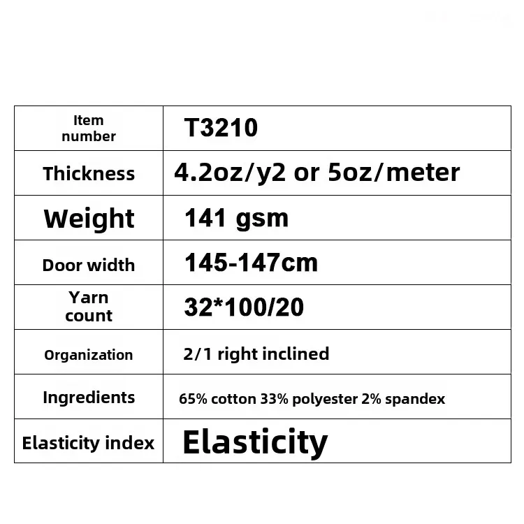 Thin Washable Elastic Denim Fabric 5 Ounces for Bags Hats Shoes Specialized Material T3210 from Mainland China Clothing Accessor