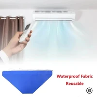 Housse de nettoyage épaisse pour climatiseur, sac de lavage étanche avec tuyau de drainage, protection pour climatiseur mural split, outils de nettoyage 4