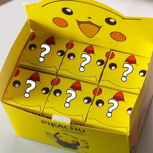 2022 NEW Pokemon Lucky Mystery Blind Box Pikachu Figure PVC Anime Action Figure Model Doll Toy High-Quality Children's Gift 2