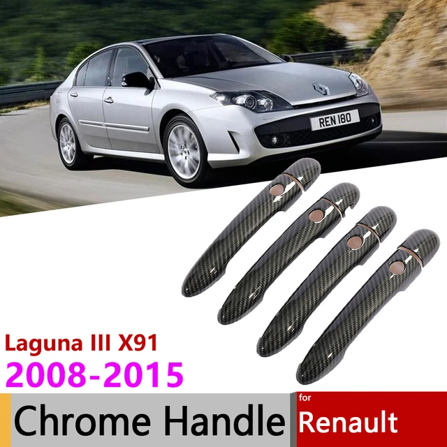 Garniture de Poignée Chromée pour Renault Megane III, Autocollants,  Accessoires de Style de Voiture, 3 MK3 2008 2015 2009 2010 2011 2012,  2013-2014 - AliExpress