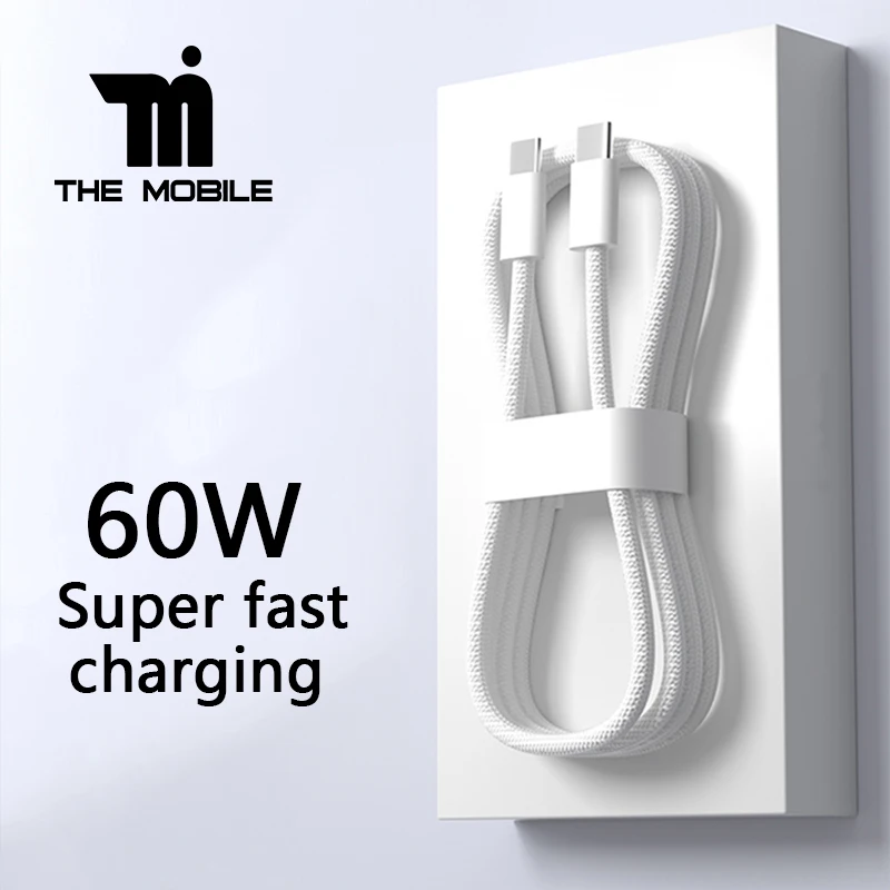 

Кабель USB type-C PD для быстрой зарядки, 60 Вт, 4,0, 3,0, для iPhone 15, для Macbook, ноутбука, для Xiaomi 14, зарядное устройство для телефона Type-c, кабель type-C
