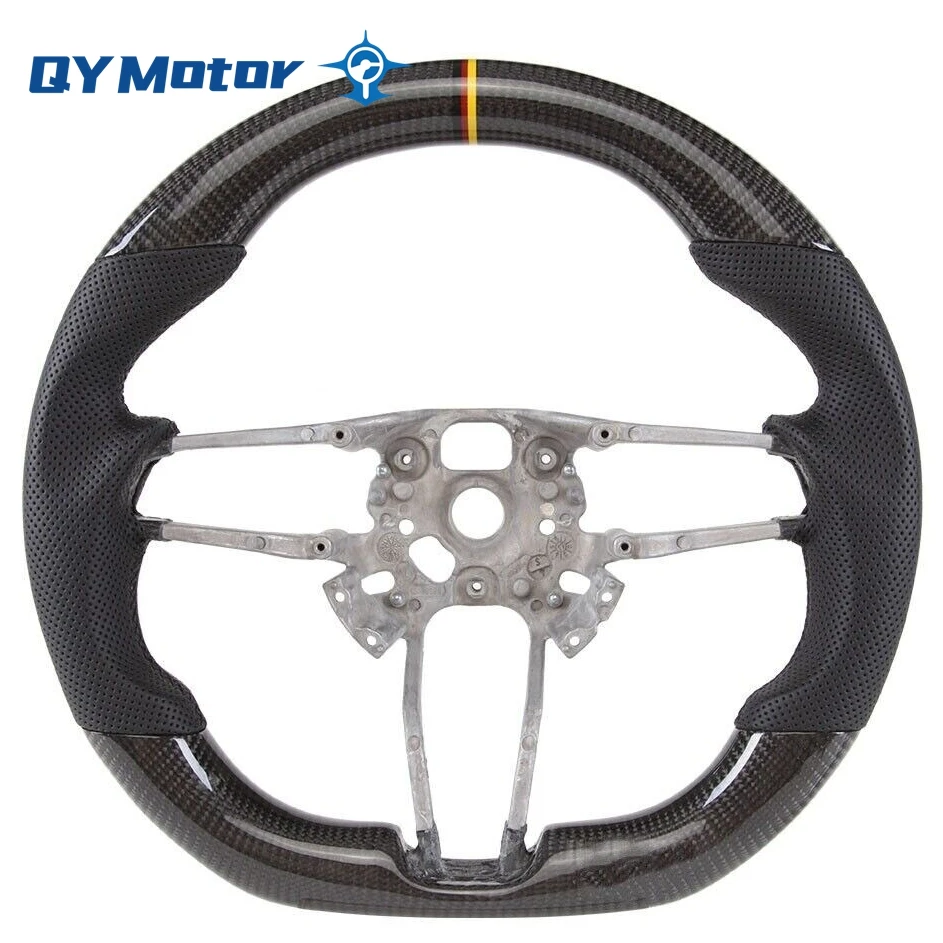 

Real Carbon Fiber Steering Wheel For Porsche Mancan Panamera Cayenne 911 718 718 2014-2020 Car Interior Wheel Car Accessories