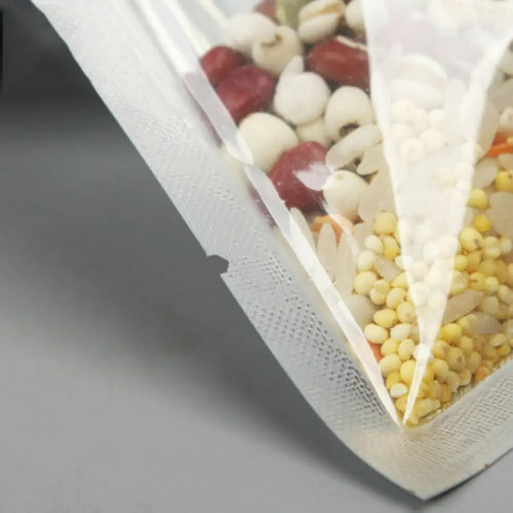 100PCS Heat Seal Aluminium Foil Bags Food Storage