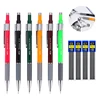 Creative Mechanical Pencil Set 0.5/0.7mm Replaceable Lead Automatic Pencil Office Writing Art Painting Tools Supplies Stationery 1