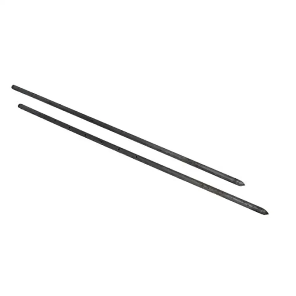 Safety Supply Nail Stake with Holes 42" x 3/4" Pack of 10 Industrial Heavy Duty Metal Stakes Made in China JD Russell Pack of 10