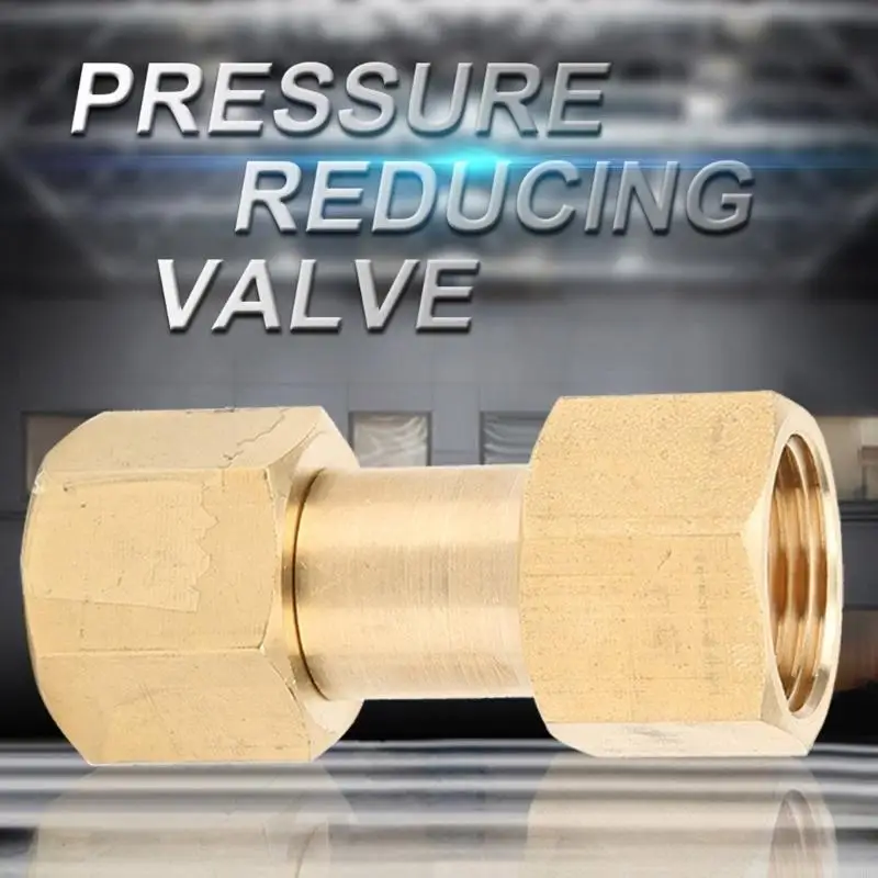 J6PC Corrosion Resistant Brass Bottle Valves CGA-320 To CGA-580 with Seal Washers Brass Valves Connector Cylinder Adaptor