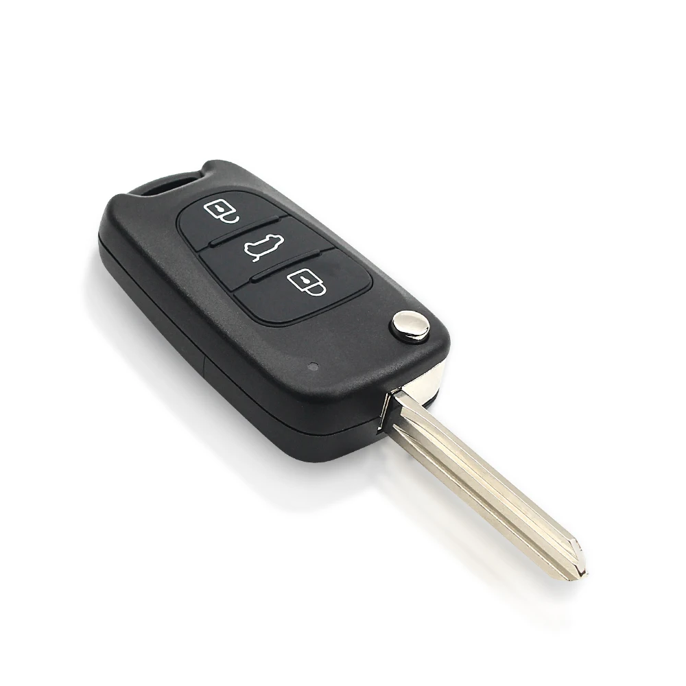 KEYYOU For Kia Rio Ceed CeedPro Picanto 2004-2011 433Mhz Flip Car Remote Key With ID46 Chip Auto Car Key 3 Buttons Car Remote Key Car Key