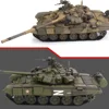Henglong T90 Remote Controlled Tank Main Battle Rc Tracked Launcher Smoke Simulation Model Off-Road Tank Kid's Outdoor Toy Gift 6