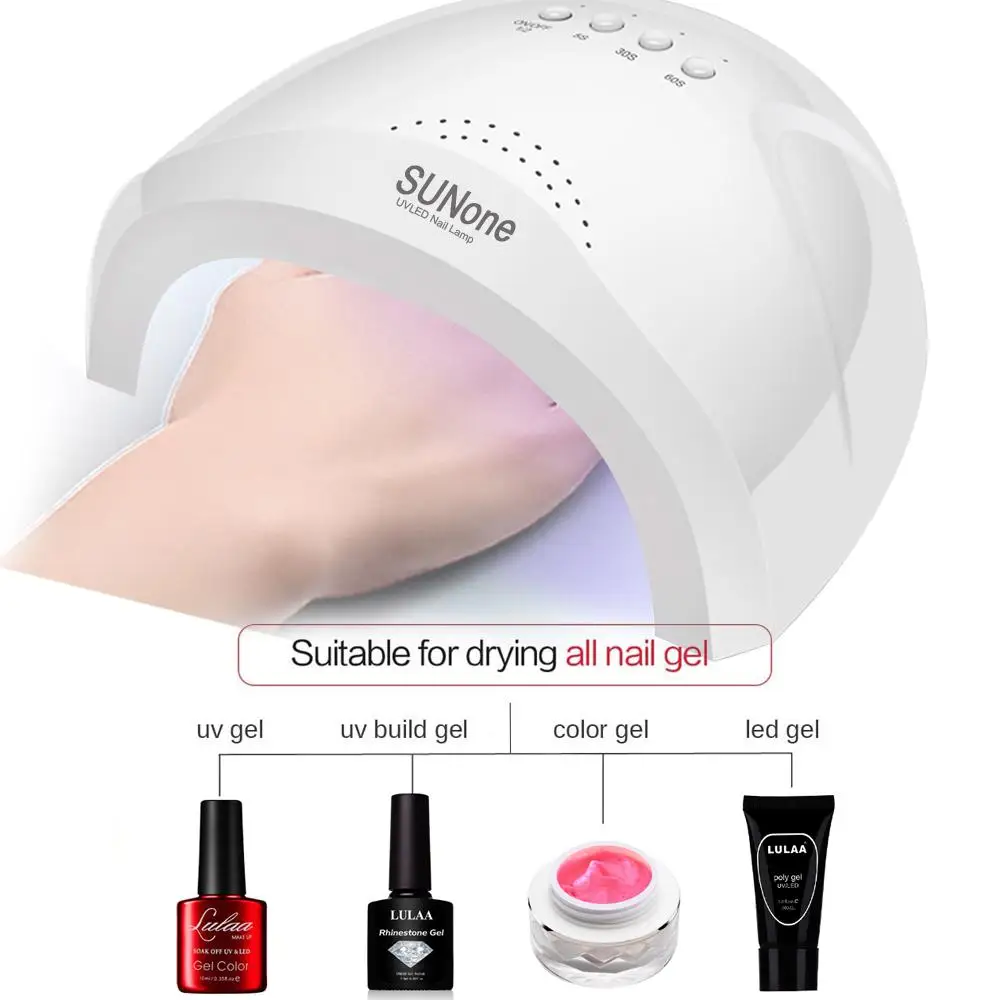 

UV Nail Lamp Professional Gel Nail Polish Drying Lamps LED No Dead Angle Phototherapy Lamp Nail Art Dryer Nail Equipment