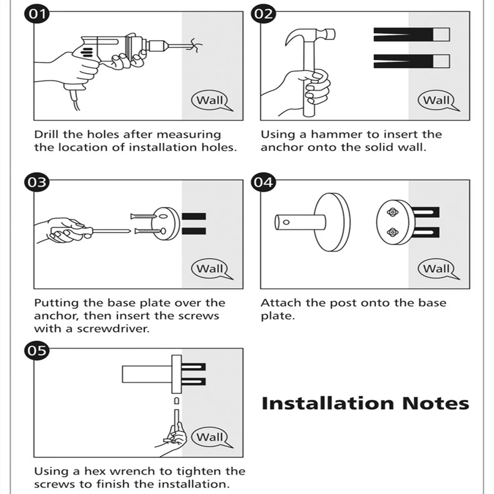 No Drill Toilet Paper Holder SUS304 Wall Mount Punch Stainless Steel Towel Bar Ring Tissue Roll Dispenser For Bathroom Kitchen images - 6